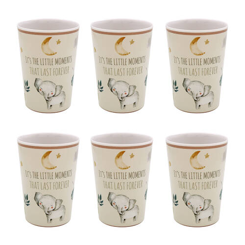 6PK Gibson Gifts Little Moments Baby/Children Beaker Drink Cup