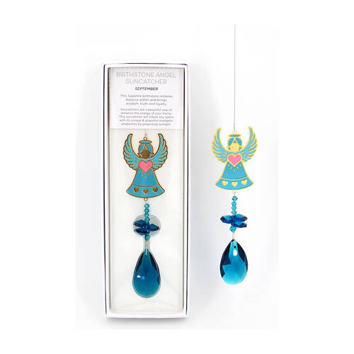 Gibson Gifts Birthstone Angel Suncatcher September Display Decor