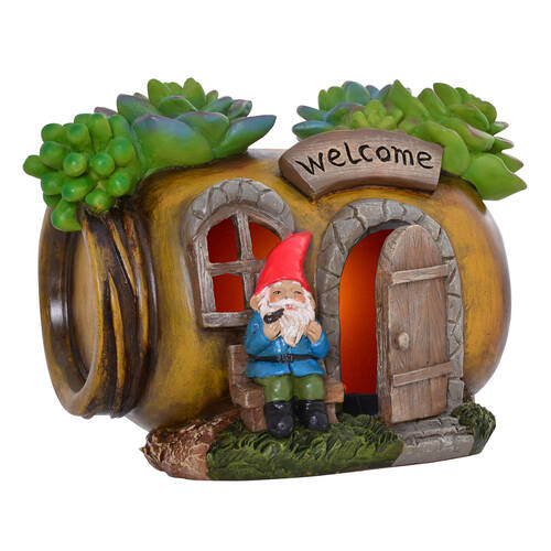 Gibson Gifts Garden Gnome Welcome LED Light Ornament Decor