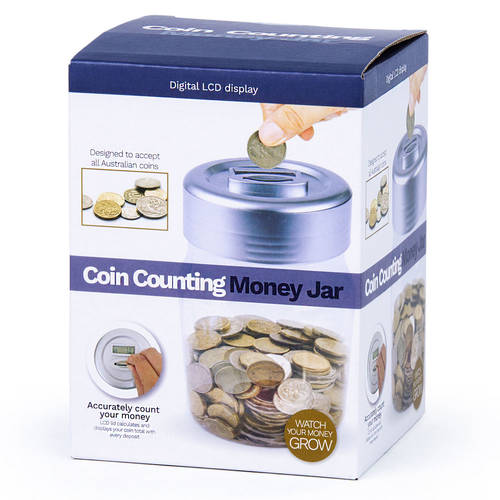 Coin Counting Money Jars