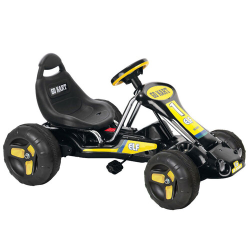 Lenoxx Kids Ride On Pedal Powered Go Kart Black