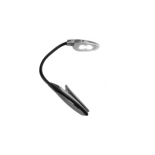 Sansai Portable Clip-On LED Book Reading Light - Black