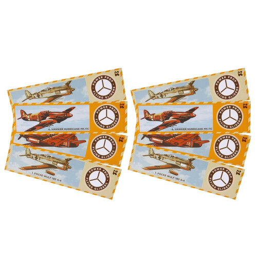 8PK Gliders & Outdoors Small Poly Gliders 24cm - Asst