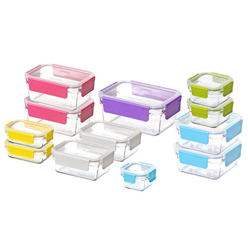 12pc Glasslock Premium Oven Safe Container Set