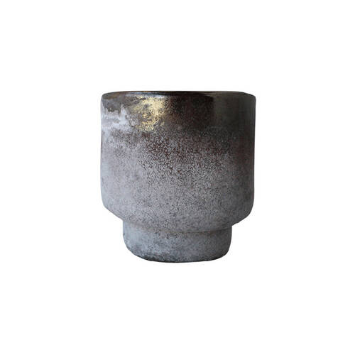 Darlin Wendy Short Glass Vase Handmade Sculpure Home Decor 10cm Gold