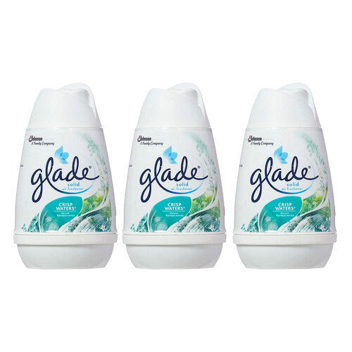 3PK Glade Solid Air Freshener Crisp Waters 170g