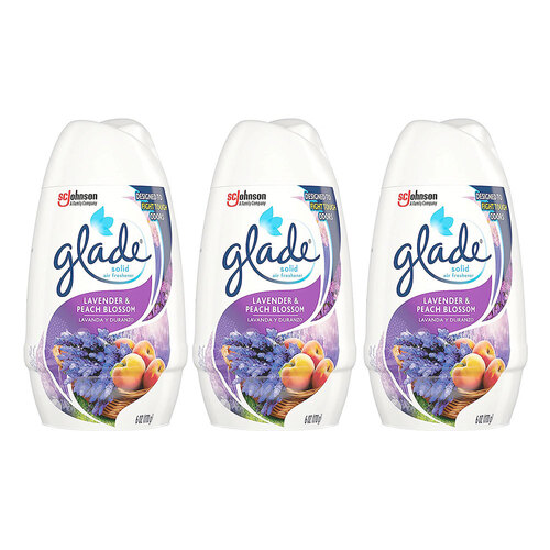 3PK Glade Solid Air Freshener Lavender & Peach Blossom 170g