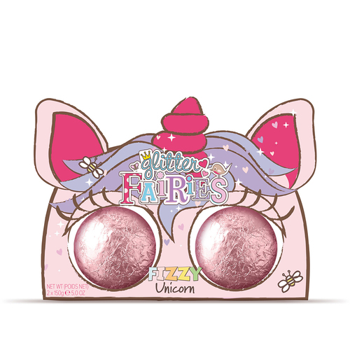 2pc The Luxury Bathing Company 100g Fizzy Unicorn Bath Fizzer
