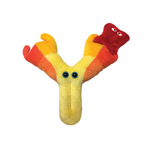 Giant Microbes Antibody Antigen Soft Stuffed Plush Toy
