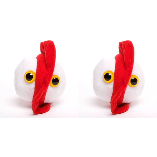 2PK Giant Microbes Chicken Pox Virus Soft Stuffed Plush Toy