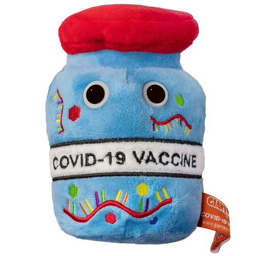 Giant Microbes Covid-19 Vaccine Soft Stuffed Plush Toy
