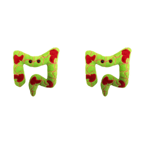 2PK Giant Microbes Crohn's Disease & Colitis Soft Stuffed Plush Toy