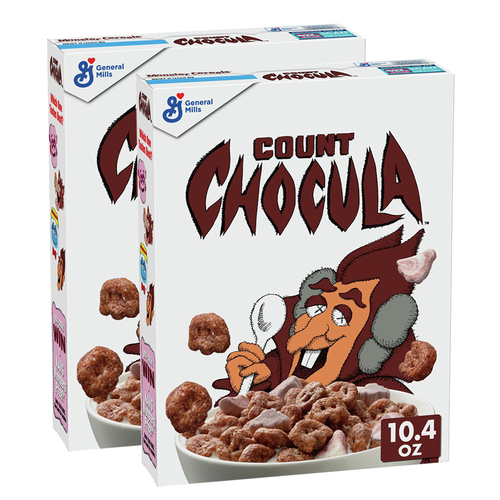 2PK Count Chocula Cereal w/ Marshmellows KAWS Edition