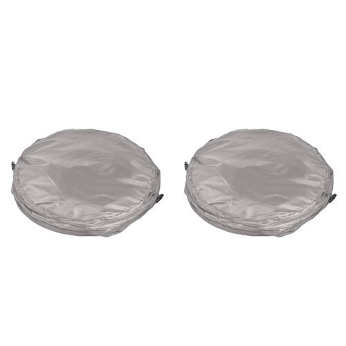 2PK Elemental 45L Portable Collapsible Bin 55x34.5cm - Grey