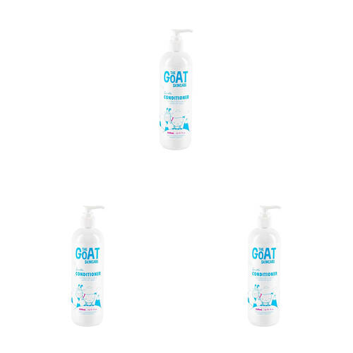 3PK The Goat Skincare Gentle Conditioner 500ml for Dry & Sensitive Scalp