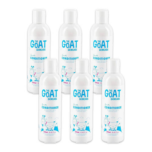 6PK The Goat Skincare Gentle Hair Softening Conditioner 250ml for Sensitive Skin