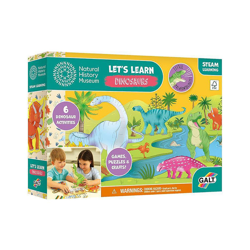 Galt Let's Learn Dinosaurs Kids/Childrens Activity Set 4y+