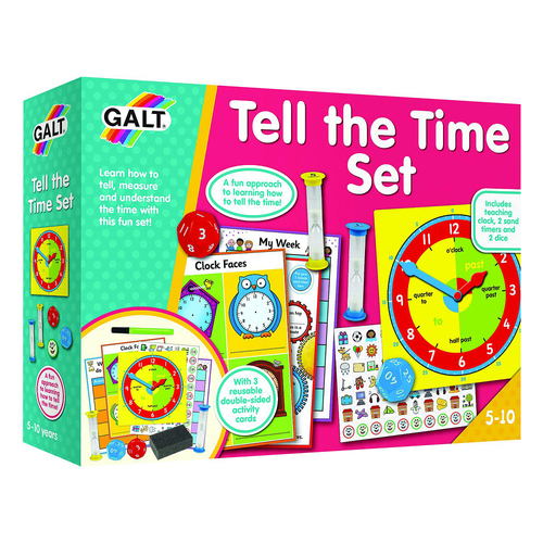 Galt Tell The Time Kids/Childrens Activity Kit Toy 5y+