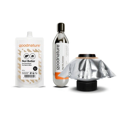 Goodnature A24 Pre-Feed Lure Paste 200g & 6-Month Top Up Set - Nut Butter