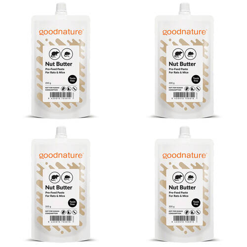 4PK Goodnature A24 Pre-Feed Lure Paste 200g - Nut Butter