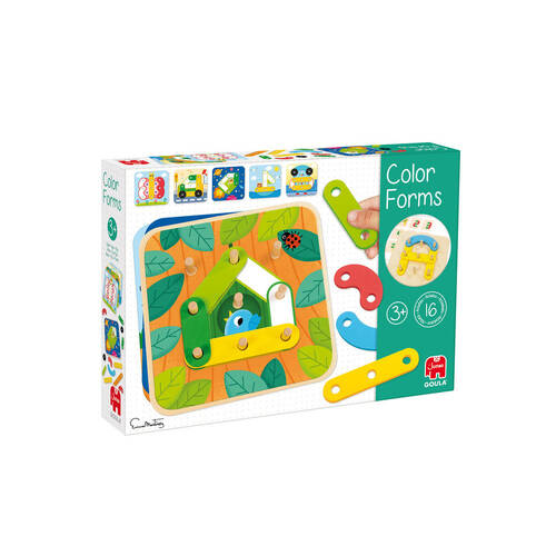 Goula Colour Forms Shape Recognition Kids/Child Educational Toy 3y+