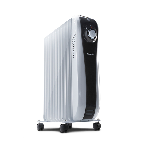 Goldair 2400W 11 Fin Oil Heater White