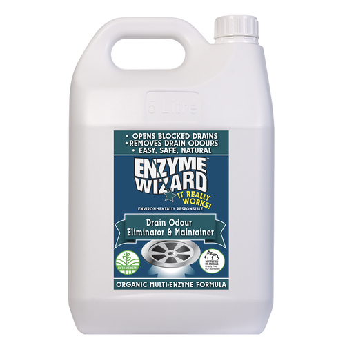 Enzyme Wizard 5L Drain Odour Eliminator & Maintainer