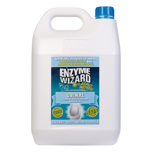 Enzyme Wizard 5L Urinal Liquid Cleaner & Deodoriser
