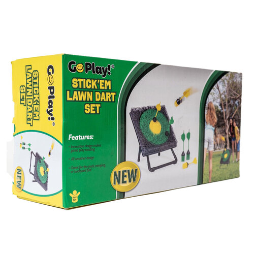 Go Play! Stickem Lawn Dart Set Kids/Childrens Toy 8Y+