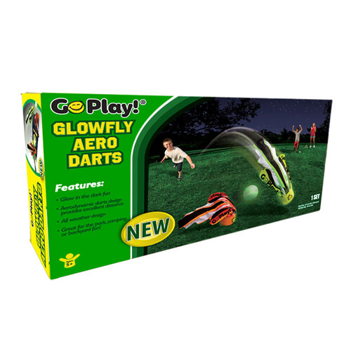 Go Play! Glowfly Aero Darts Kids/Childrens Toy 5Y+