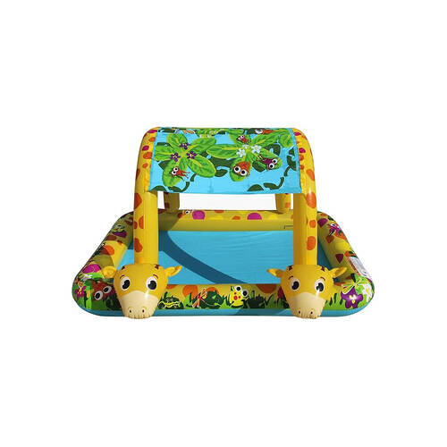 Go Play! Shady Giraffe Canopy Inflatable Pool Backyard Relaxation for Kids 3Y+