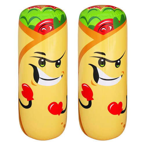 2pc Go Play! Burrito Boppers Inflatable Bop Toy for Kids/Children 5Y+