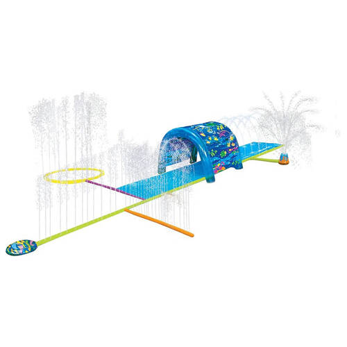 Go Play! Splash 'N Slide Inflatable Sprinkler Park with Water Volcano Kids 5Y+
