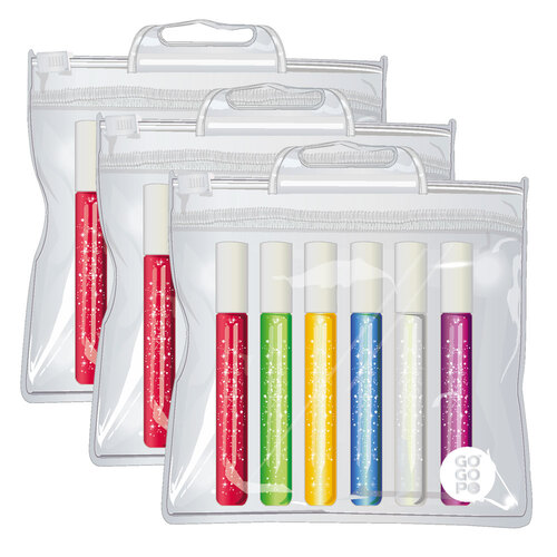 3PK 6PK GoGoPo Glitter Glue