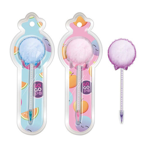 3PK GoGoPo Scented Fluffy Pens - Assorted