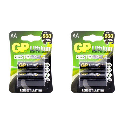 2PK 1.5V AA GP LITHIUM FR6 PK2