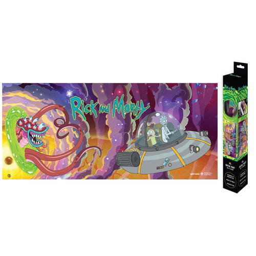 Cartoon Network Rick and Morty Space Portal XL Mouse Pad Gaming Mat Accessory