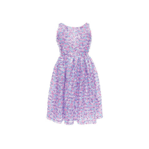 Great Pretenders Party Sequins Dress Size 5-6 Purple 5y+