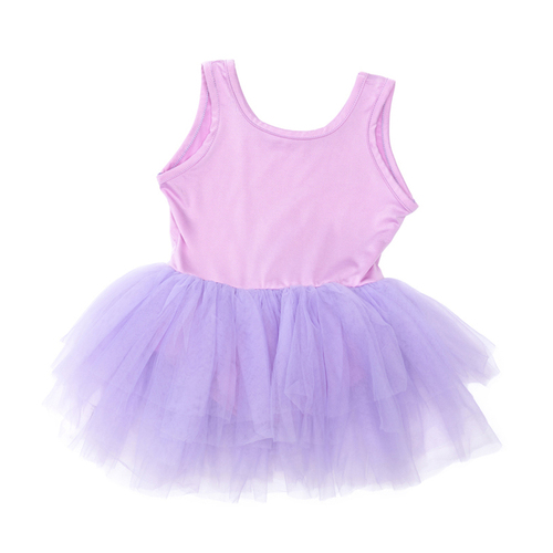Great Pretenders Size 5-6 Ballet Tutu Dress Lilac Kids 4y+
