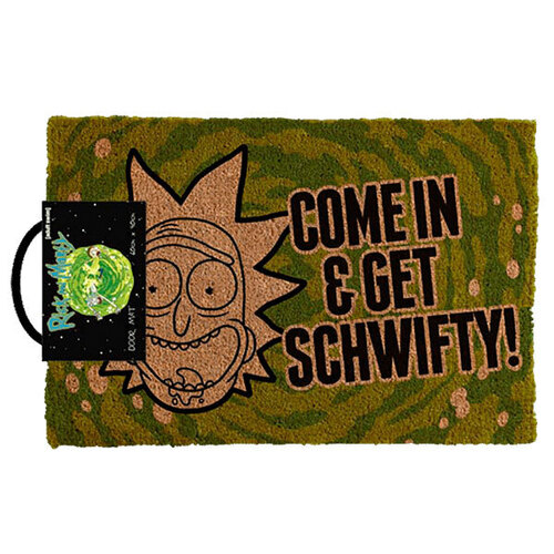 Rick & Morty Get Schwifty Door Mat