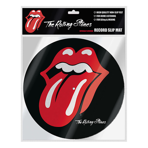 Rolling Stones Red Theme Record Player Anti-Slip Vinyl Circular Slipmat