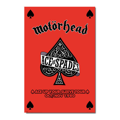Motorhead Ace Up Your Sleeve Tour Regular Poster/Print 61 x 91.5cm