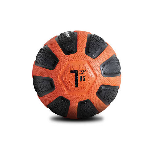 Bodyworx Medicine Ball Home Gym Crossfit Workout Exercise 7kg Black/Red