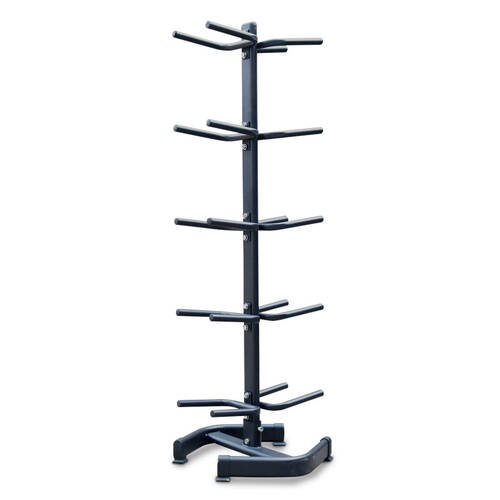  10-Slot Medicine Ball Home Gym Rack Stand 55x154cm Black