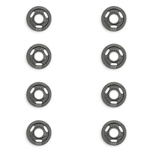 8PK Bodyworx Olympic Ezy Grip Disc Weight Plate Home Gym Workout Exercise 1.25kg