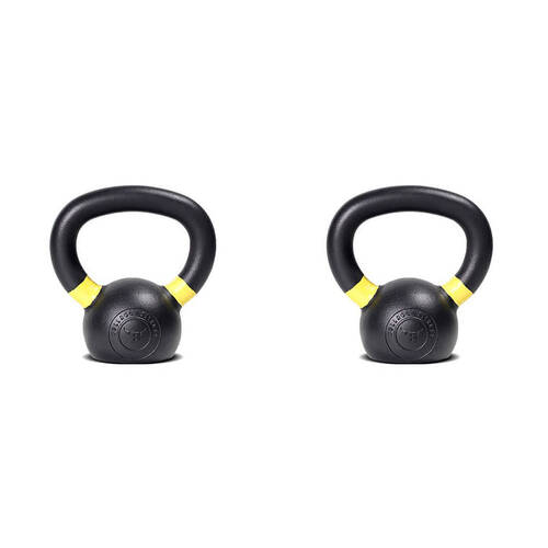 2PK Premium Cast Iron Kettlebell Weightlift Home Gym Workout Exercise 4kg