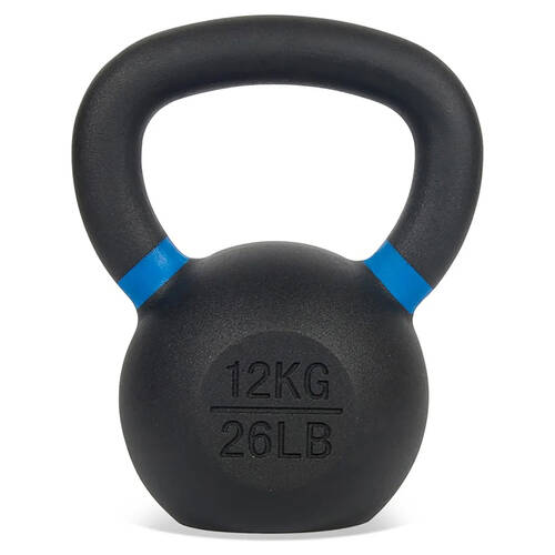 Bodyworx Premium Cast Iron Kettlebell Weightlift Home Gym Workout Exercise 12kg