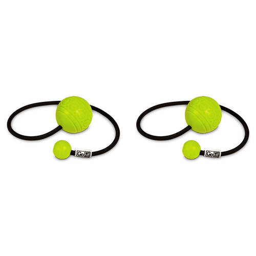 2PK GoFit Go Ball Deep Muscle Tissue Massage Workout Exercise 559x69mm Green