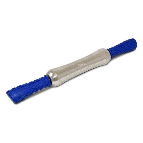 GoFit Polar Bar Massage Roller Ice Cold Workout Relief Therapy 451x 57mm Blue
