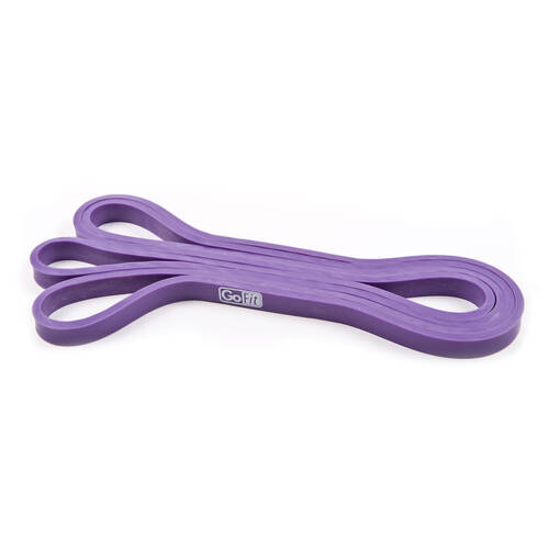 GoFit Super Band Yoga Fitness Exercise Resistance Loop 20-35lbs Purple